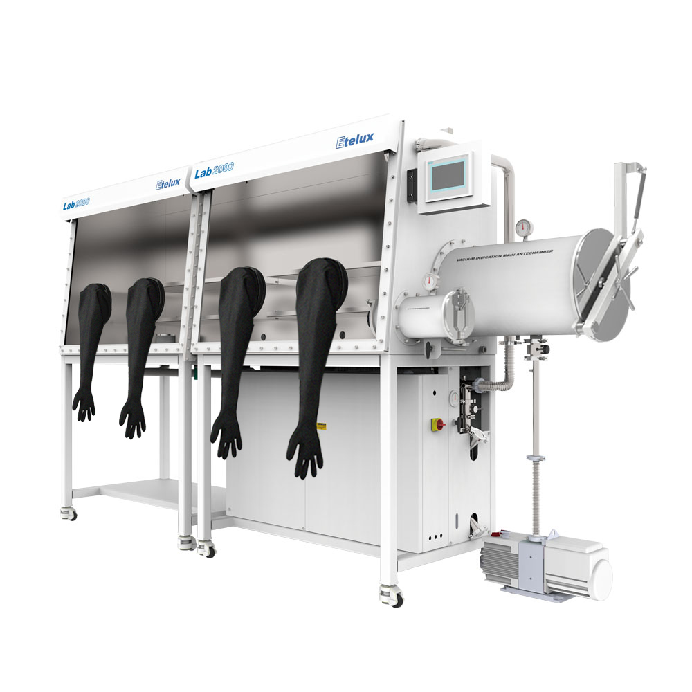 Lab2000-2400 Single-sided Double-station Standard Integrated Glove Box